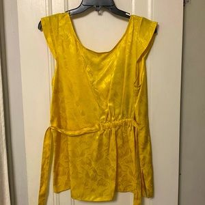Silk Marc Jacobs tie-waist top